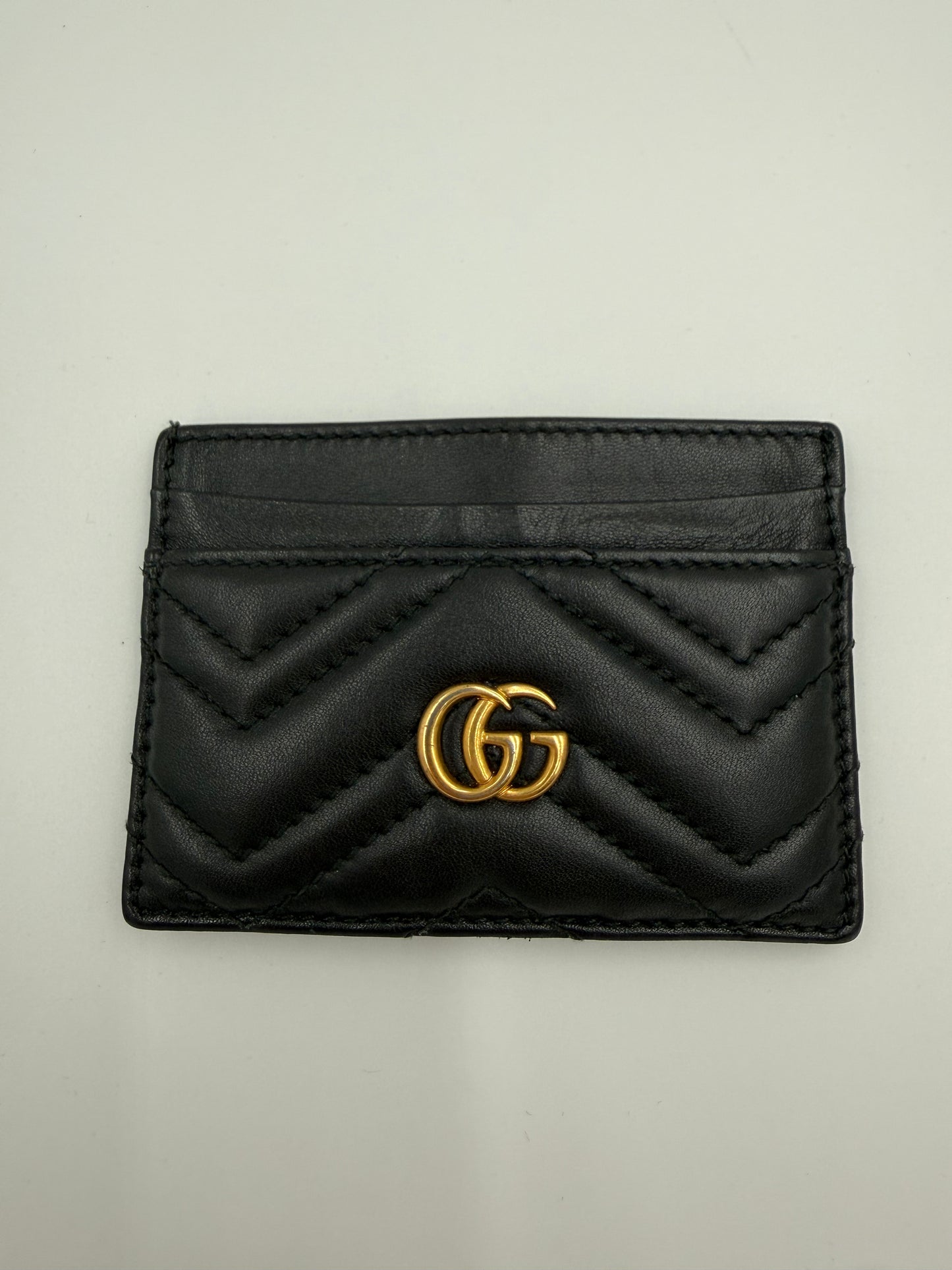 W211 GUCCI Marmont Black Card Case