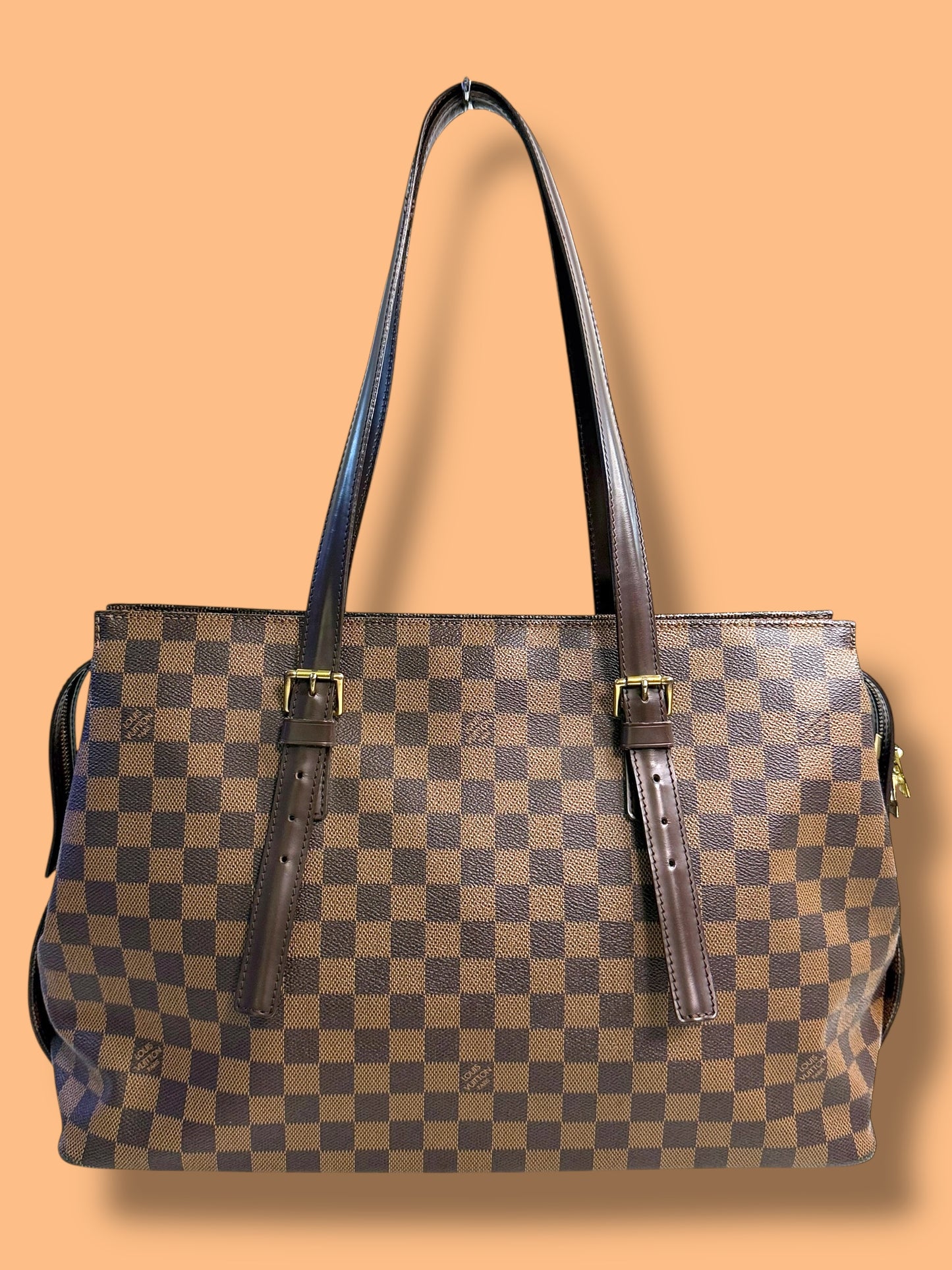 TBC230 LOUIS VUITTON Damier Ebene Chelsea TH0036