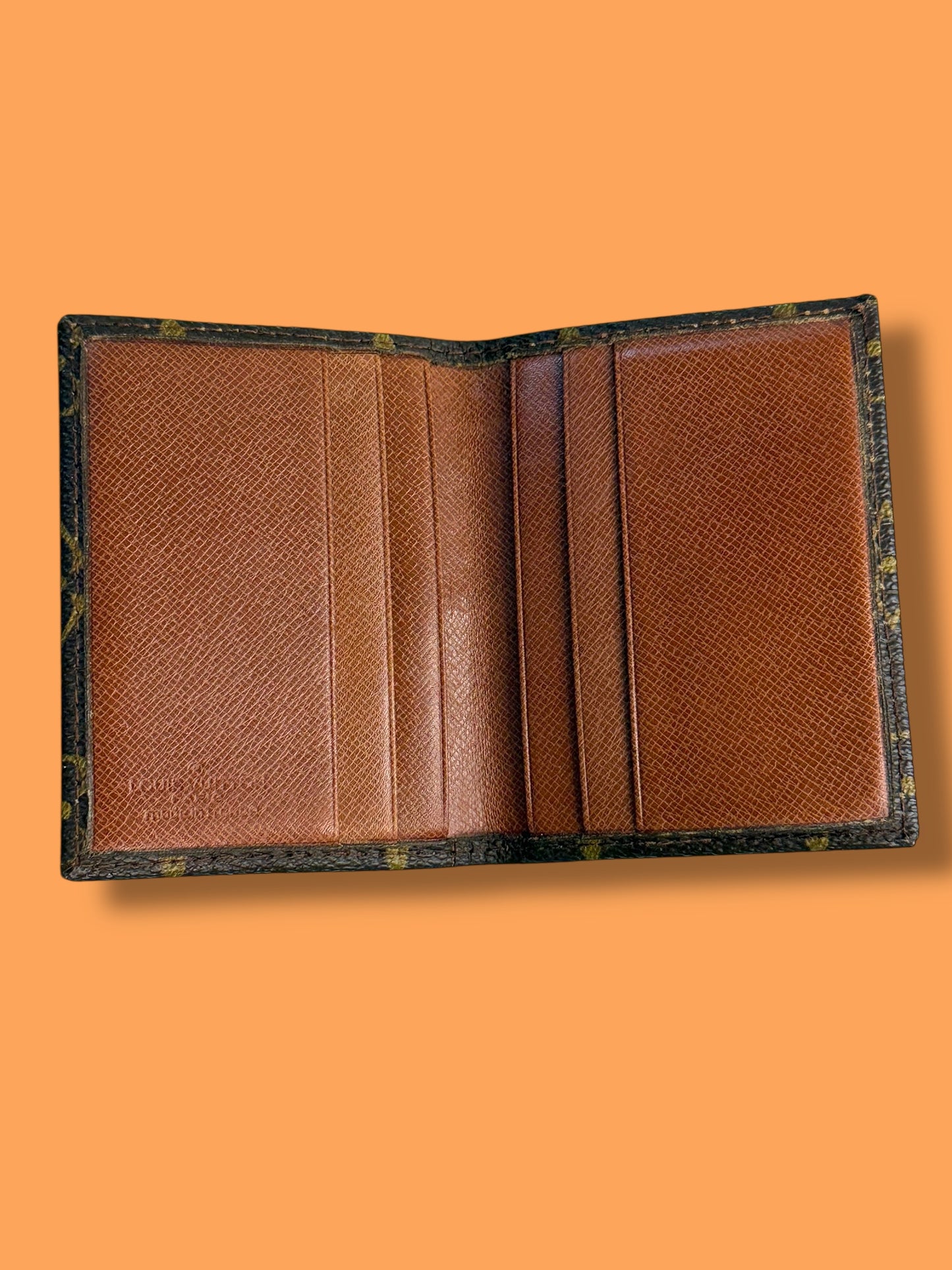 W147 LOUIS VUITTON RARE 1985 Vintage Monogram Pocket Organizer 853