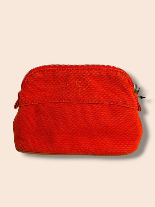 W110 HERMES Orange Bollide Pouch Size 16