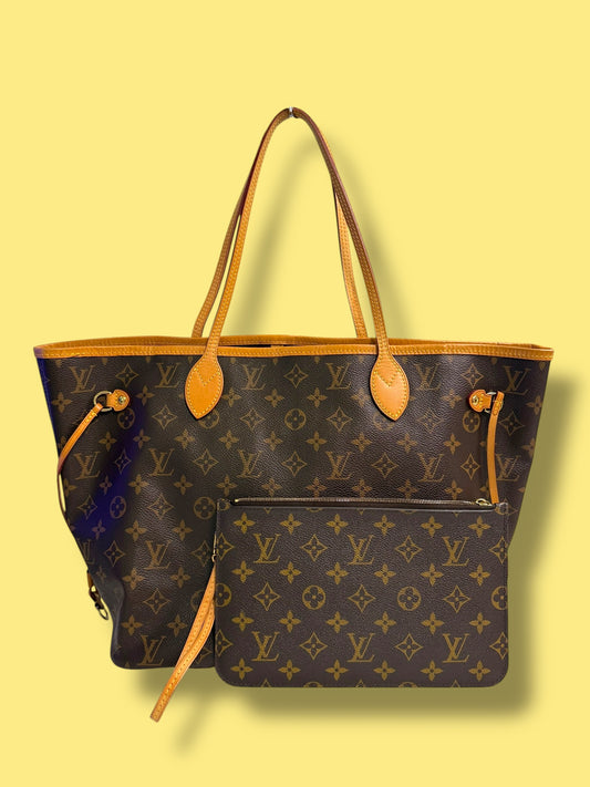 TBC98 LOUIS VUITTON Monogram Neverfull MM with Pouch CA0164