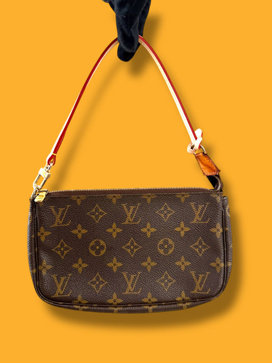 FRIDAY DROP FOR 12 HOURS ONLY B70 LV Monogram Pochette Accessories Shoulder Bag with Unbranded Strap VI1023