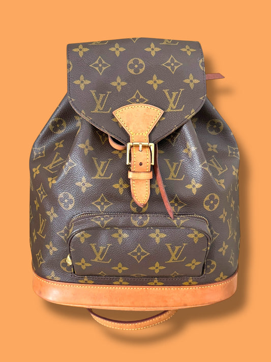 $3650 retail B61 Louis Vuitton Montsouris MM Backpack SP0949