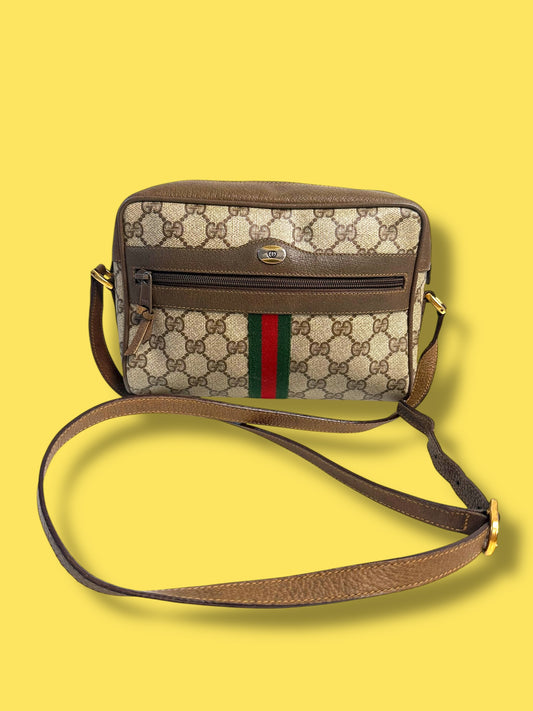 B95 GUCCI Vintage Ophidia Camera Crossbody Bag