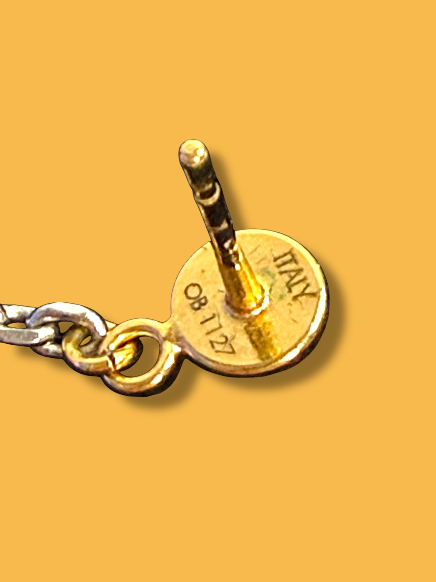 J438 LOUIS VUITTON Logo Mania Drop Earrings OB1127