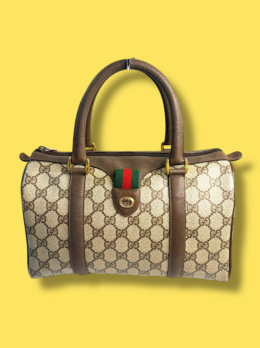 B92 GUCCI Vintage Ophidia Boston Bag 28