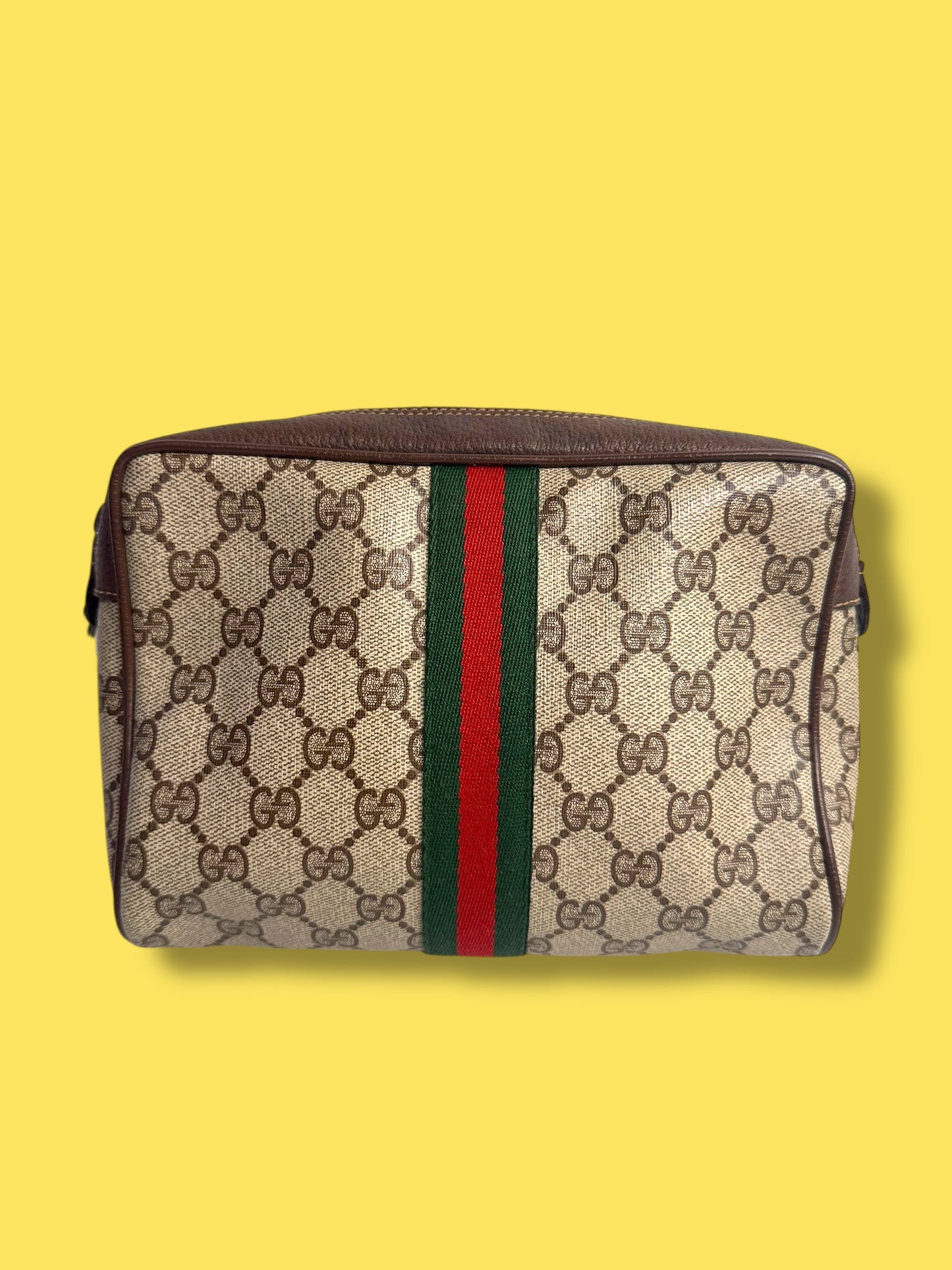 B51 GUCCI Supreme Canvas Sherry Line Trousse 22