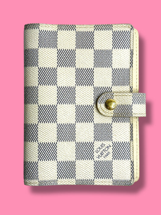 W63 LOUIS VUITTON Damier Azur Agenda PM CA5007