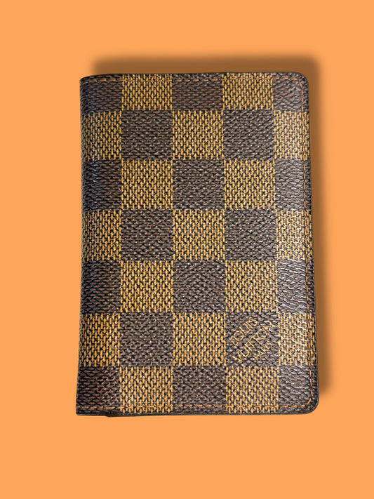 W140 LOUIS VUITTON Damier Ebene Pocket Organizer CT4113