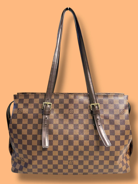 TBC229 LOUIS VUITTON Damier Ebene Chelsea Tote TH0085