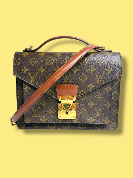 TBC175 LOUIS VUITTON Monogram 1992 Monceau c Adjustable Strap A2 0992