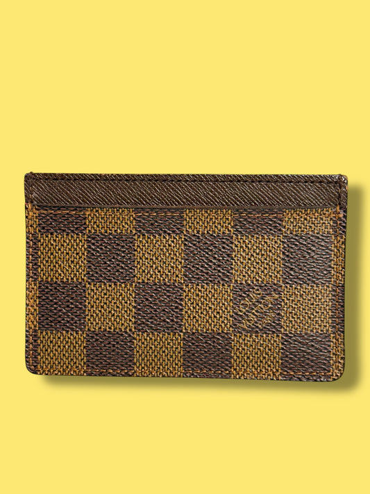 W116 LOUIS VUITTON Damier Ebene Card Case SP1028