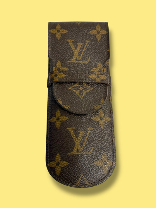 W52 LOUIS VUITTON Monogram Pen Case CA3161